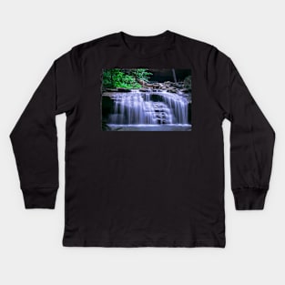 Sitton Gulch Waterfall Kids Long Sleeve T-Shirt